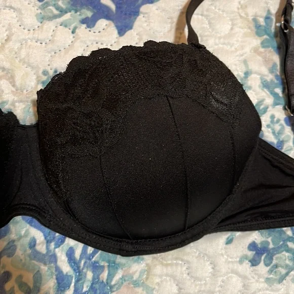 NEW Candies black balconette bra 34D - Picture 7 of 7